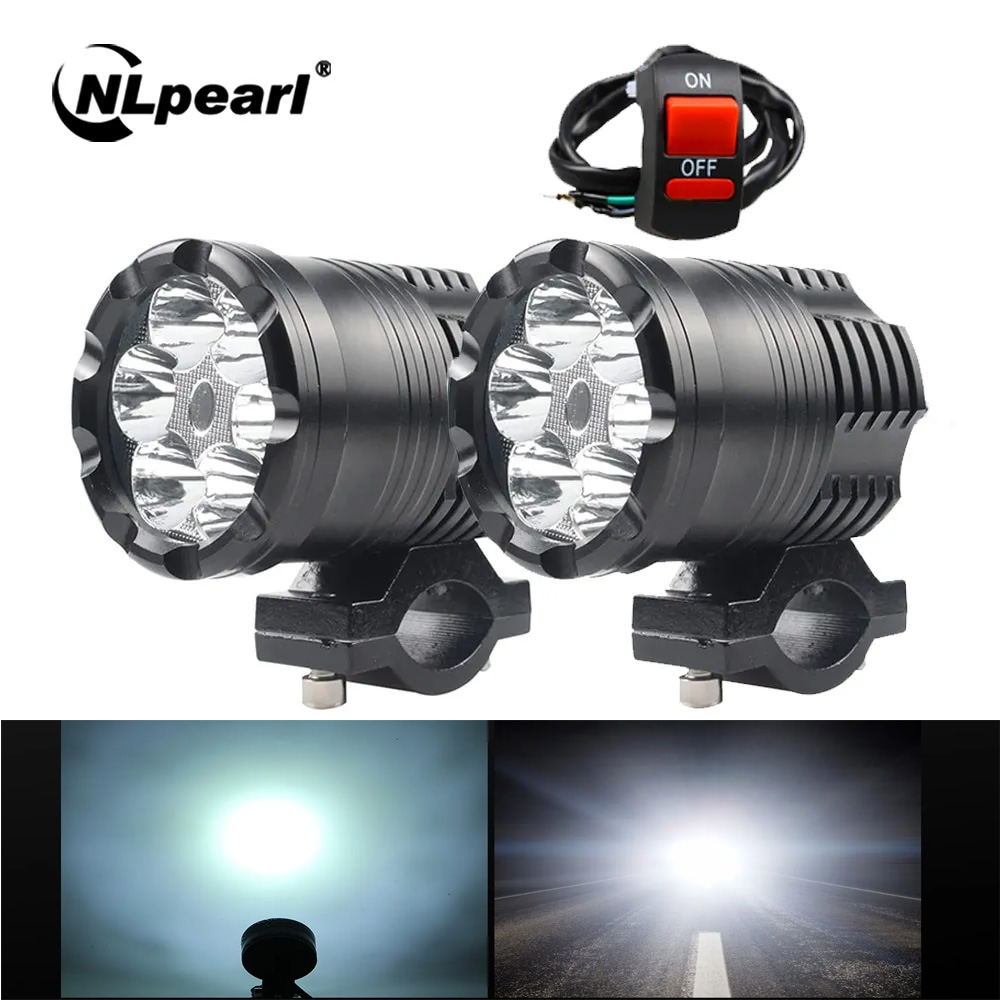 Universal Motorcycle Led Headlight Projector - NLpearl 60W 오토바이 LED 헤드 라이트