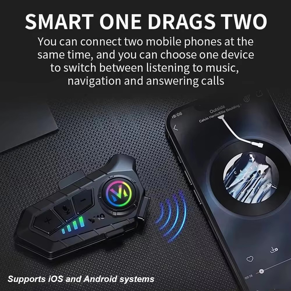 오토바이 헬멧용 블루투스 헤드셋, 1000mAh 배터리 - Full Face Motorcycle Helmet With Bluetooth 리뷰 및 가격