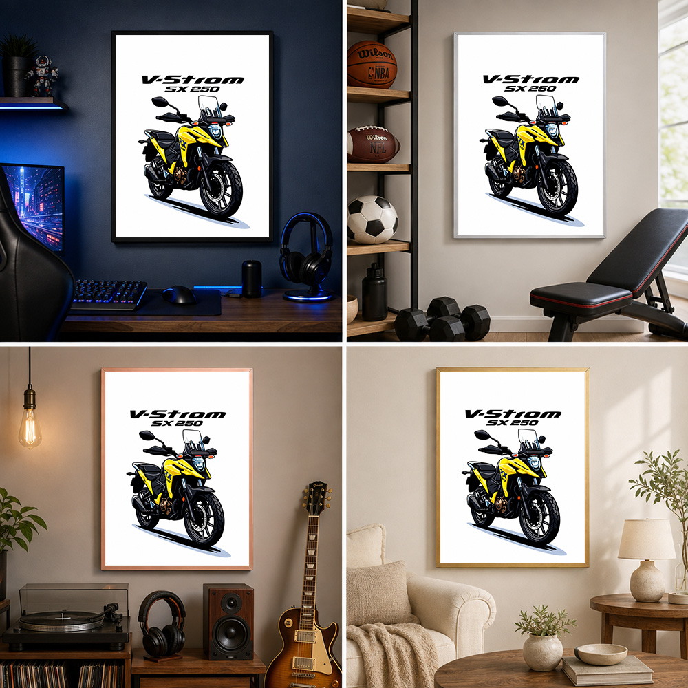 일본 V-Strom SX 250 오토바이 프레임형 금속 - Riding Gear 리뷰 및 가격