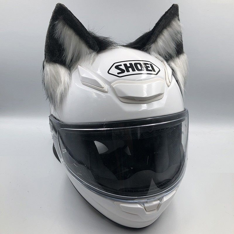 장식용 개귀 모양 오토바이 스키 헬멧, 남녀 라이더 모 - Motorcycle Helmets 리뷰 및 가격